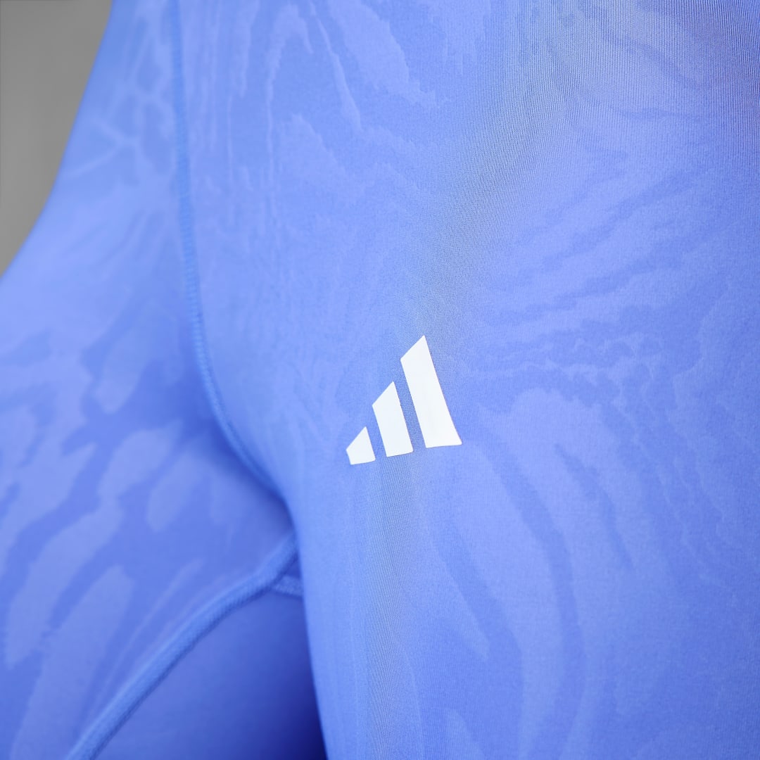 Detalle 2 de Adidas Mallas 7/8 Techfit Printed, azul: revisión para decidir si merece la pena