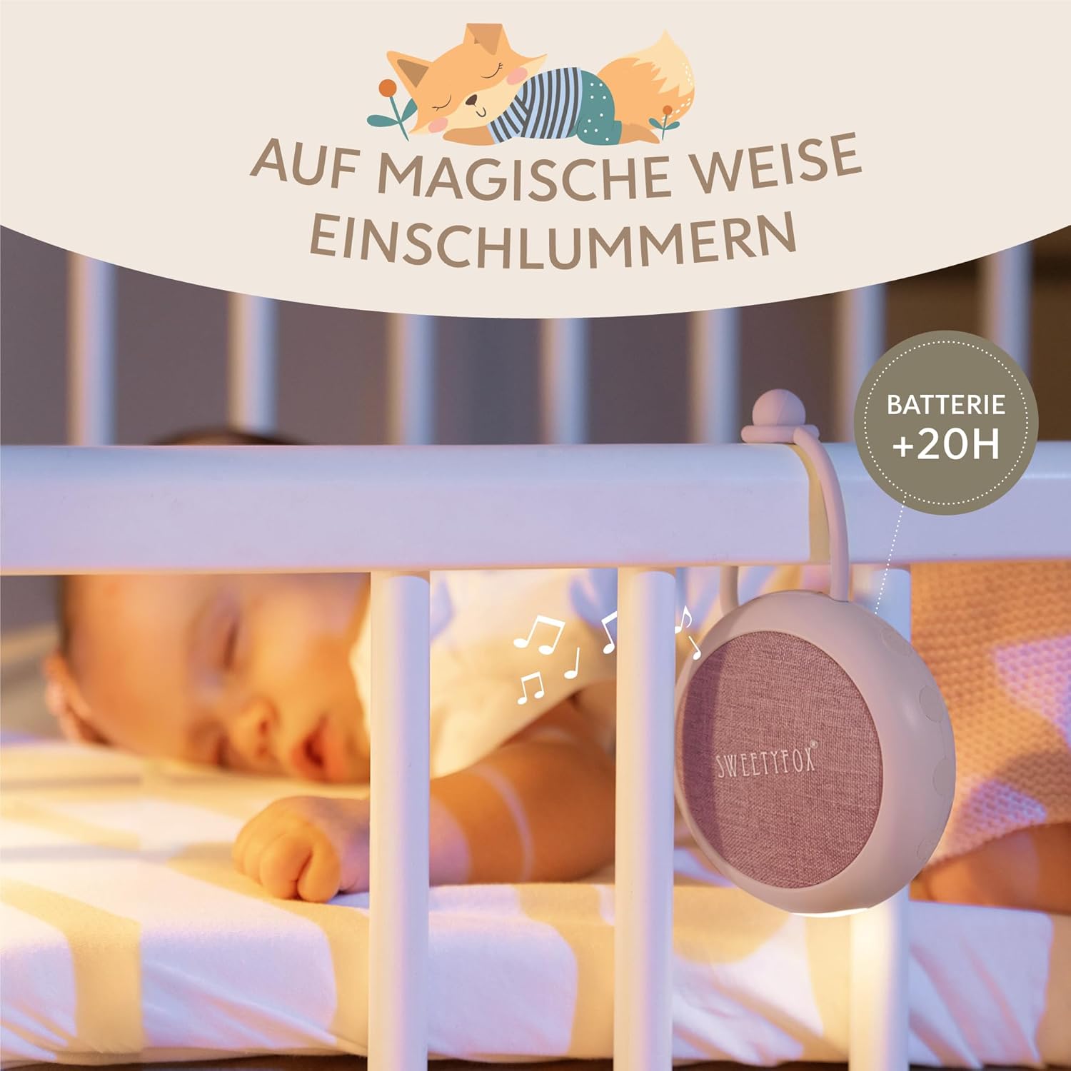 Detalle de Weißes Rauschen Maschine 15 Klänge Rosa