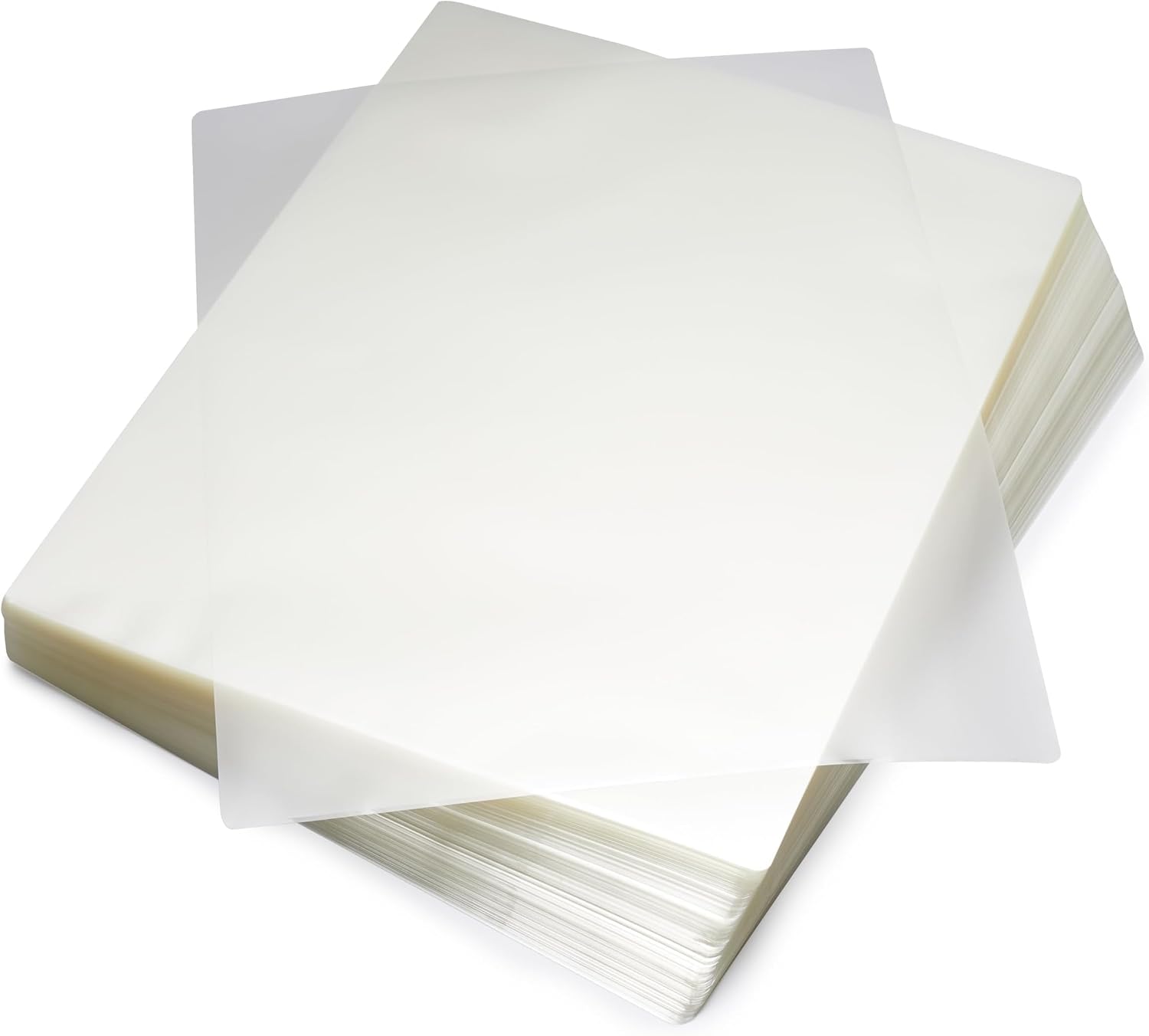 Detalle 2 de Amazon Basics Clear Thermal Laminating Sheets (9 x 11.5 inches, 2.8 mil, 100-pack)