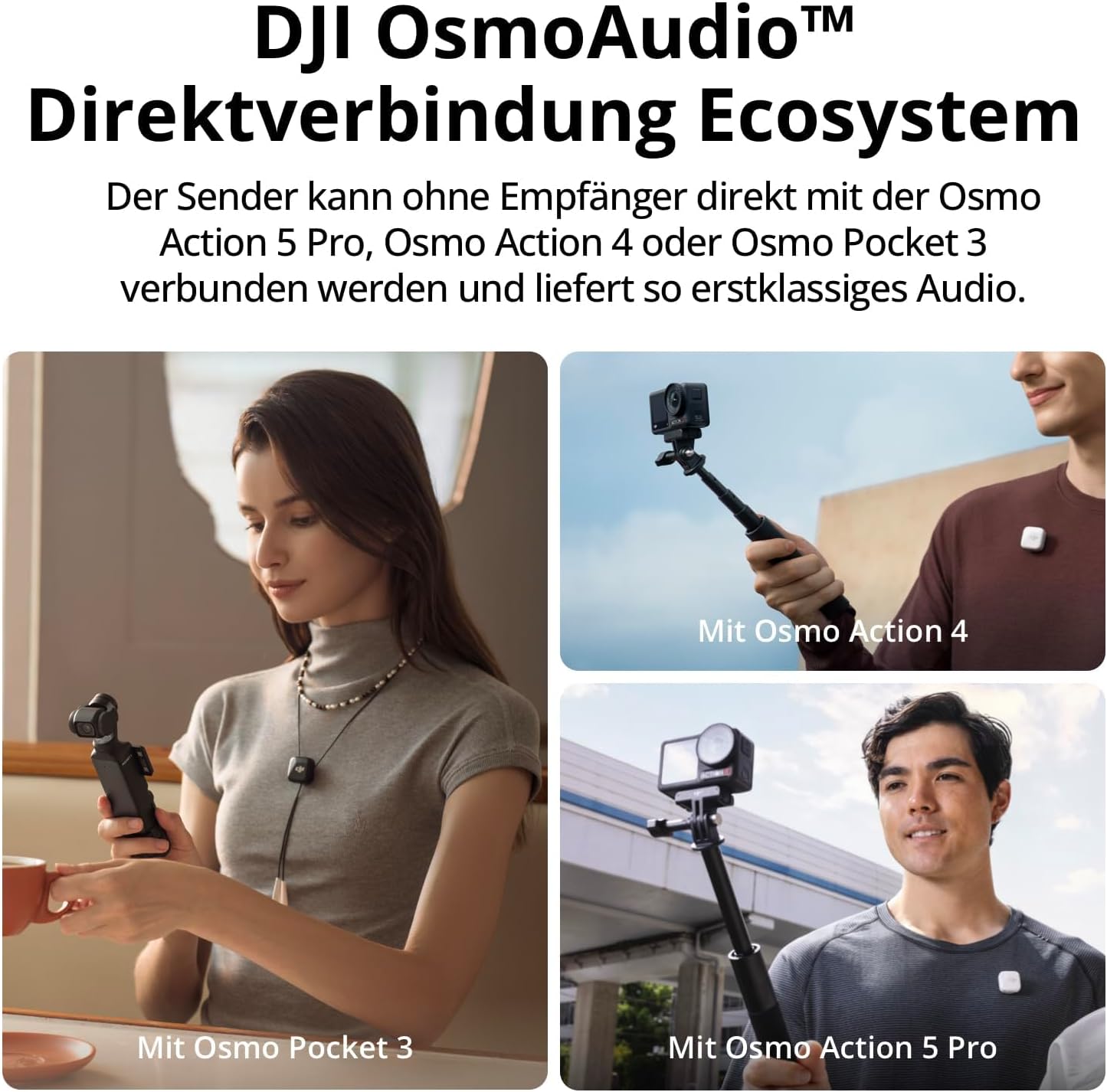 Thumbnail 5 de DJI Mic Mini 2 Sender kabelloses Mikrofon für Handy