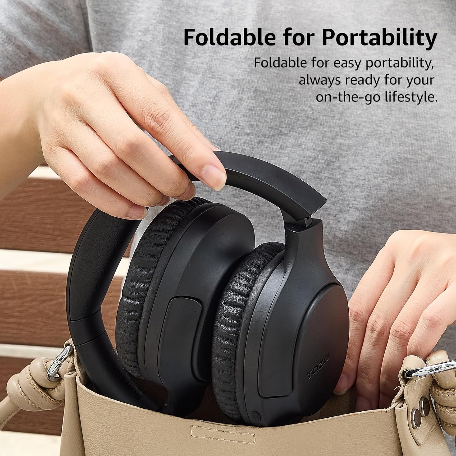 Thumbnail 4 de TOZO HA1 Over-Ear Bluetooth Headphones with 70H Playtime