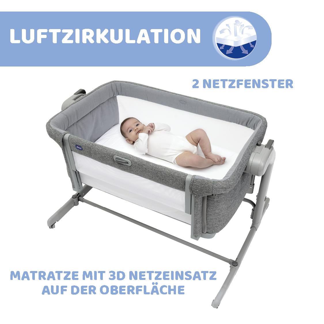 Detalle 2 de Chicco Next2Me Magic Evo Beistellbett