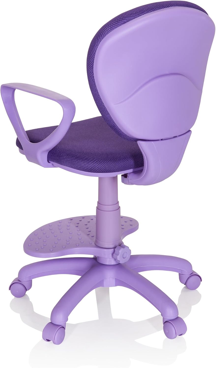 Thumbnail 6 de HJH Office 671009 sedia girevole per bambini KID COLOR: seduta regolabile, poggiapiedi e ruote sicure