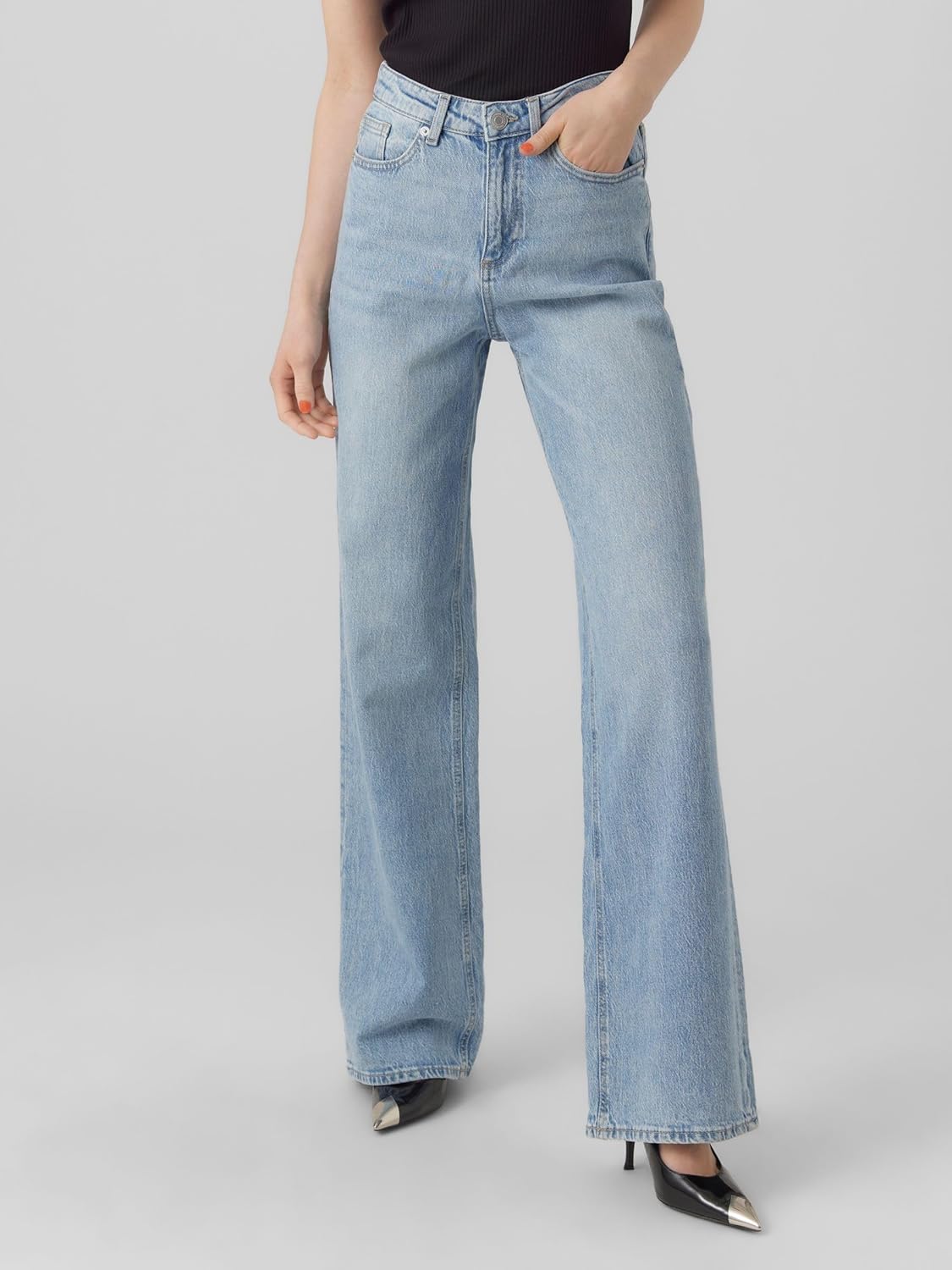 Thumbnail 6 de Vero Moda VMTESSA Jeans Hohe Taille
