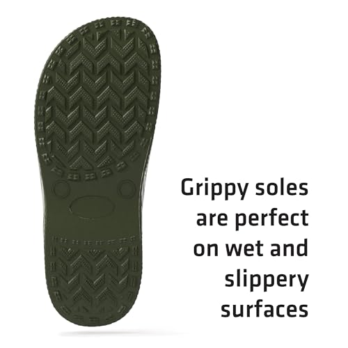 Thumbnail 4 de Lakeland Active Men's Silloth Lightweight Ventilated Clogs – Moss Green (8 UK)