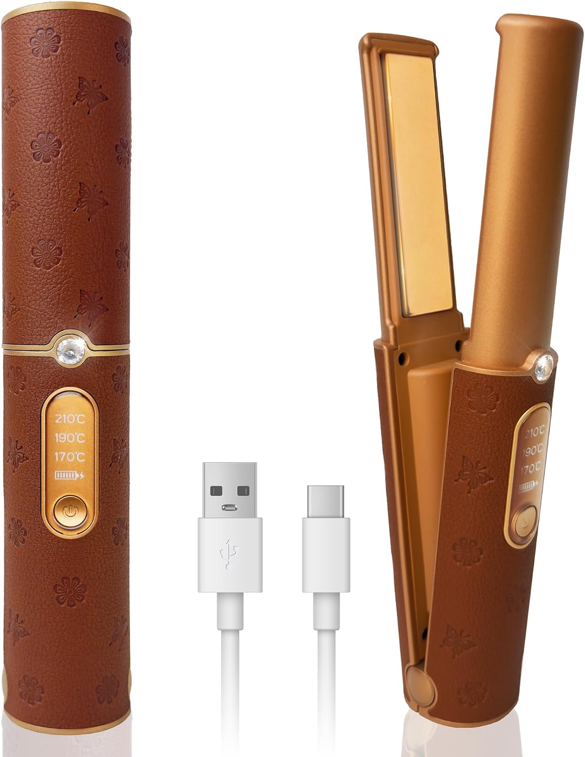 Detalle de Cordless Hair Straighteners 5000mAh portable flat iron