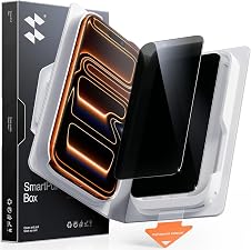 Detalle de SMARTDEVIL iPhone 17 Pro Max Privacy Glass 2-pack