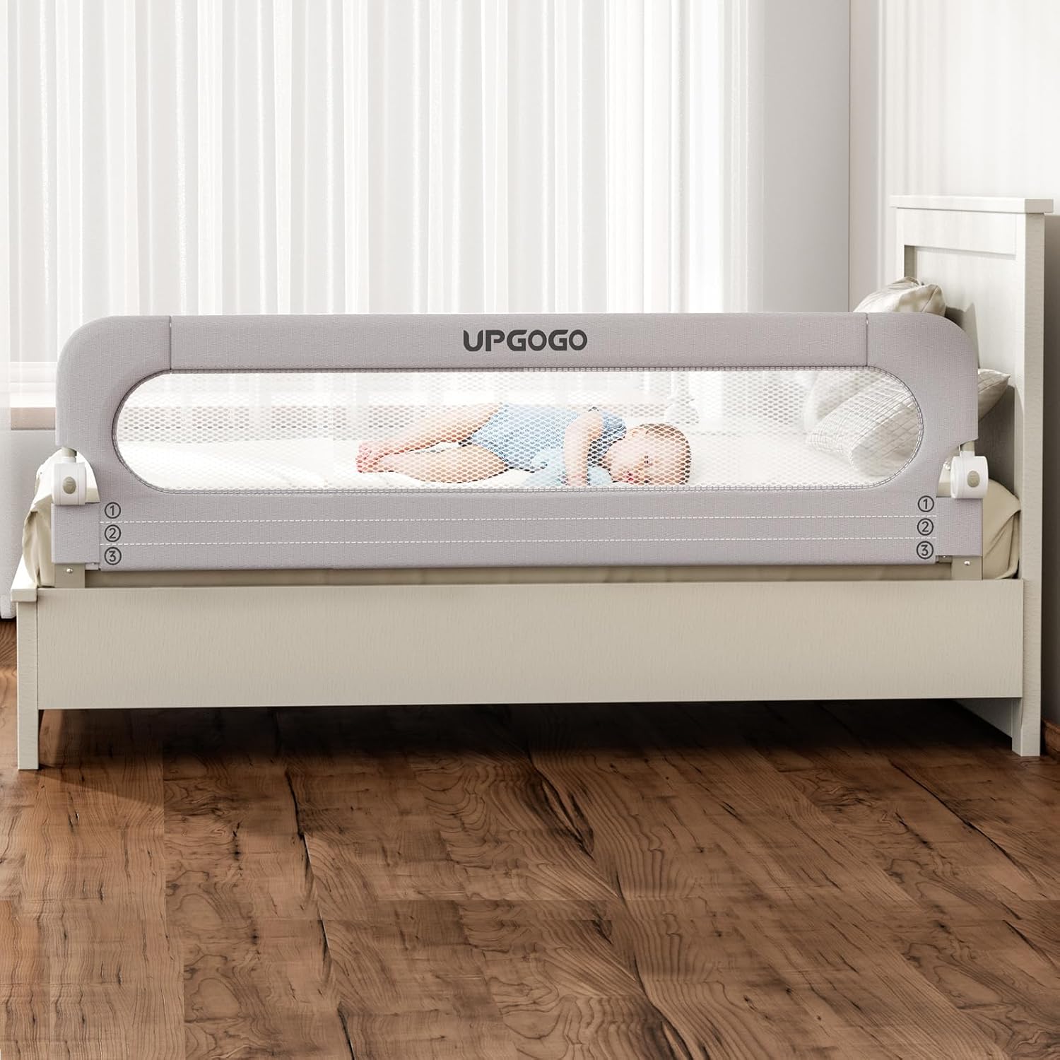UPGOGO Folding Bed Rail 71"