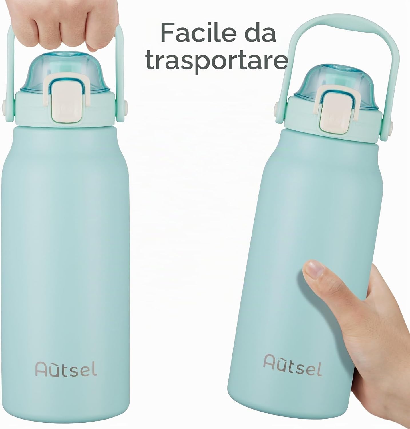 Thumbnail 6 de Autsel Borraccia Termica 1.7 L in acciaio inox 316 — isolamento affidabile, senza perdite