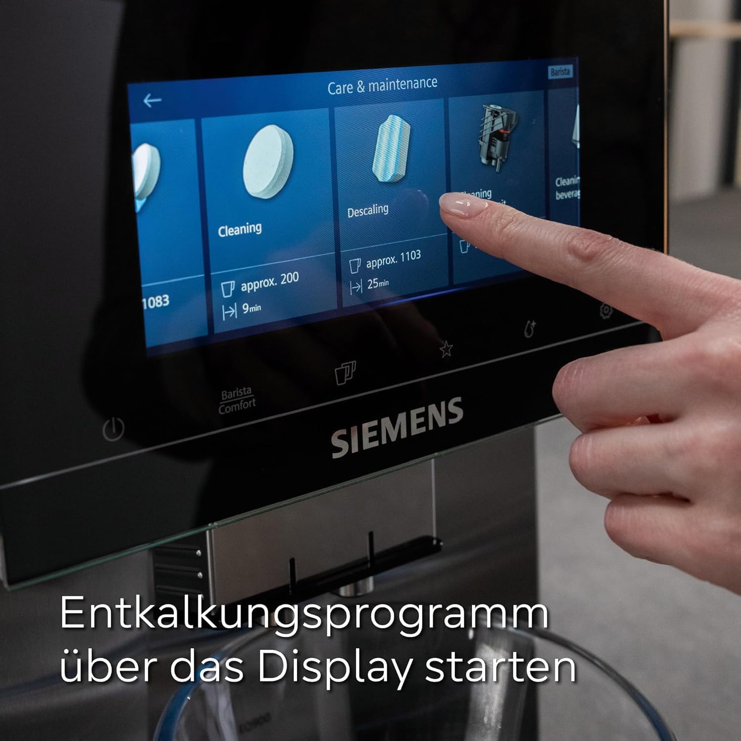 Detalle de Siemens Entkalkungstabletten, 3 Stück – kompatibel mit EQ-Reihe und Einbauvollautomaten