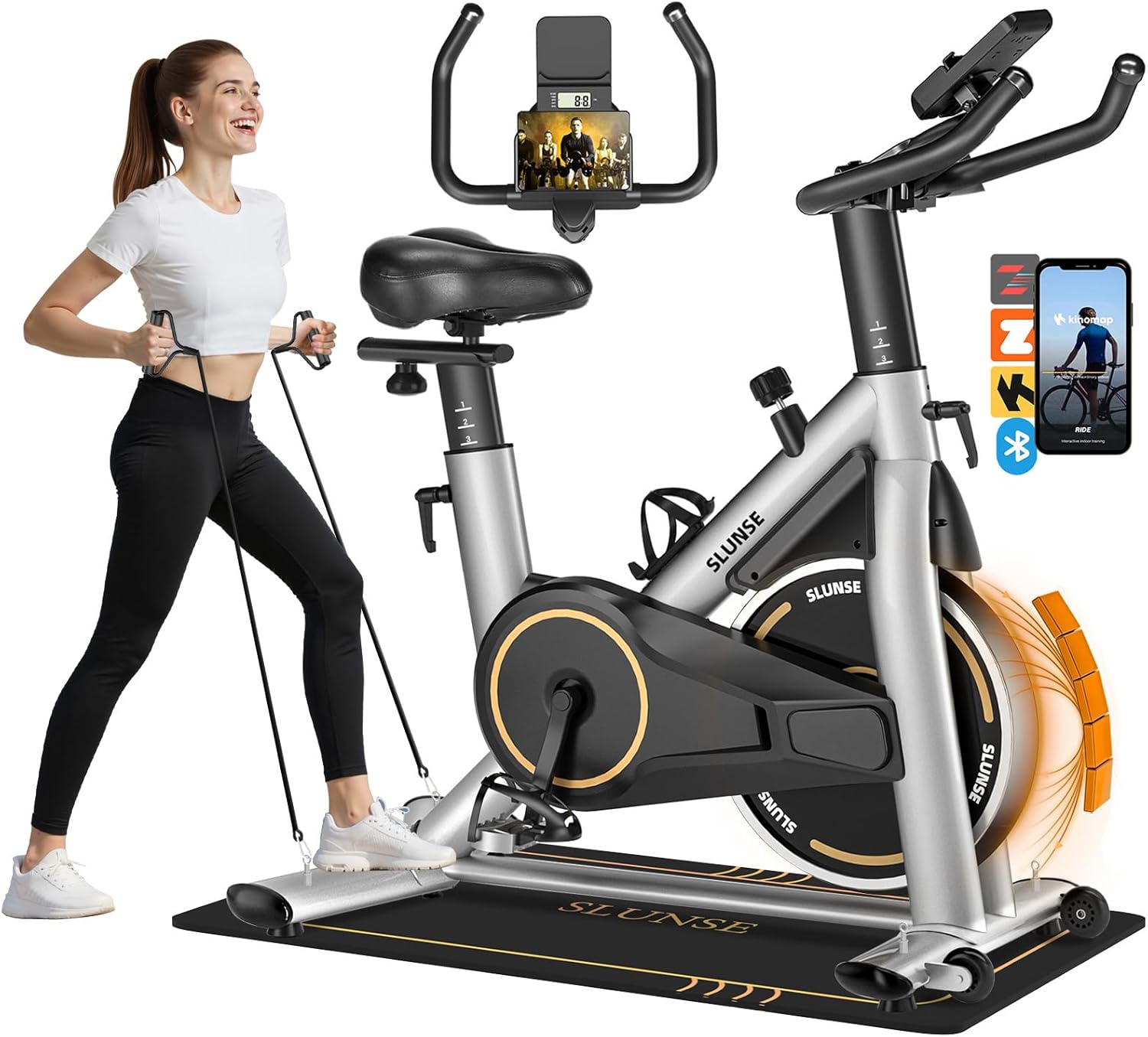 Adjustable Magnetic Resistance Exercise Bike 350 lbs capacity 🚴♀