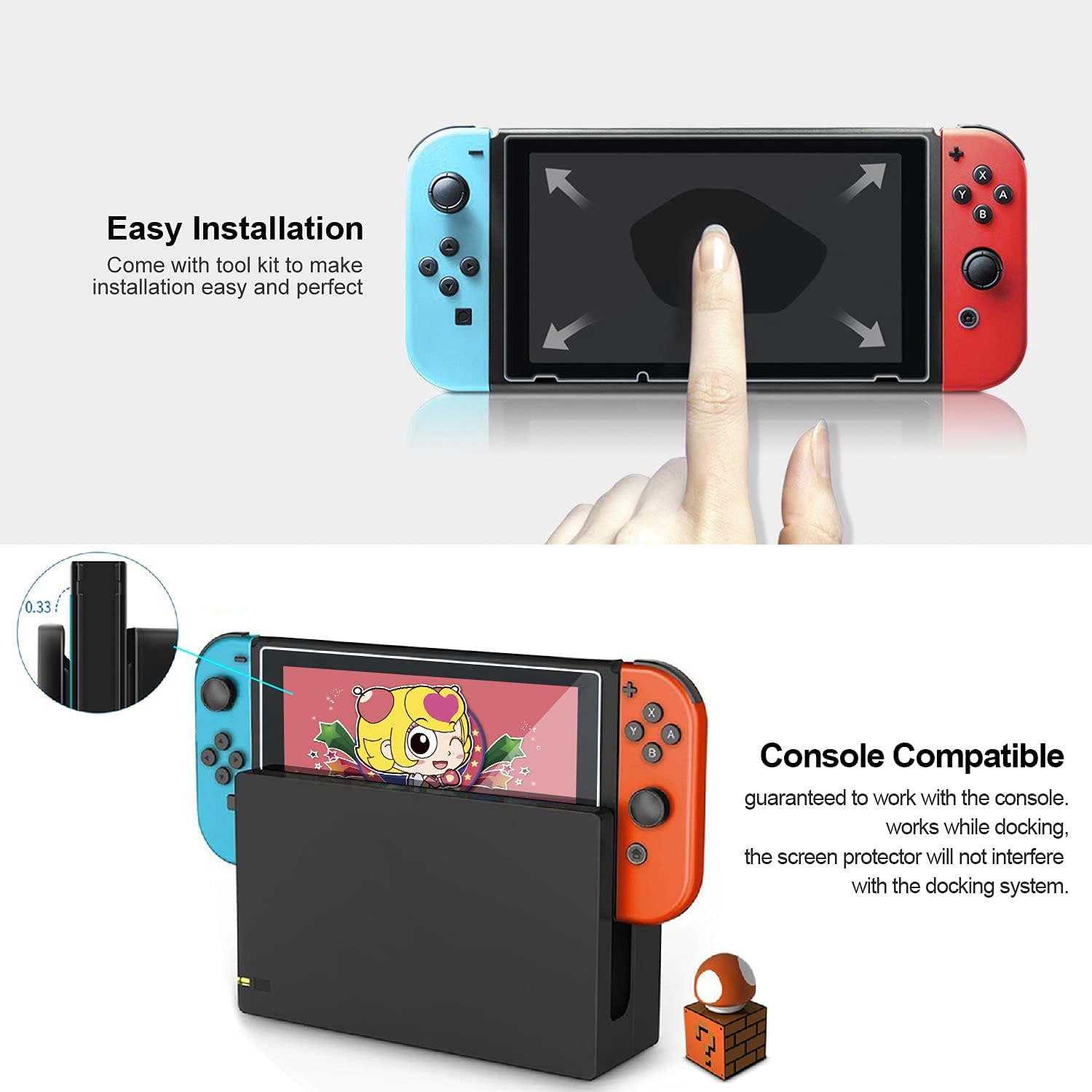 Detalle 2 de ivoler 3-pack Screen Protector for Switch