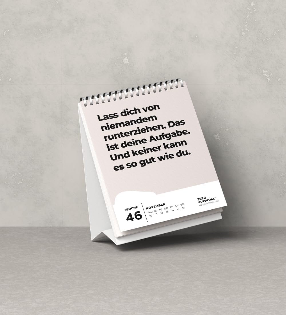Thumbnail 1 de Demotivierender Tischkalender undatiert – 52 unmotivierende Sprüche für Bürodeko und Kollegen