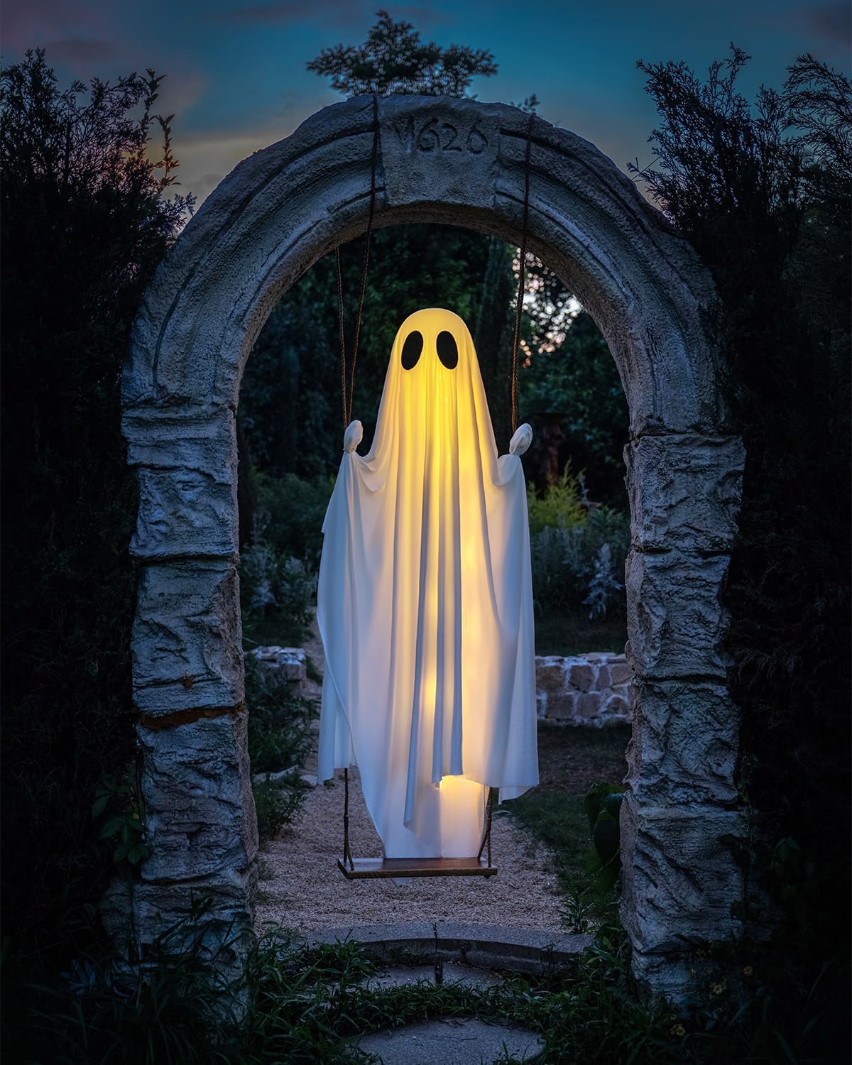 Detalle de MERKYO Hanging Ghost Halloween Decoration, 5 FT