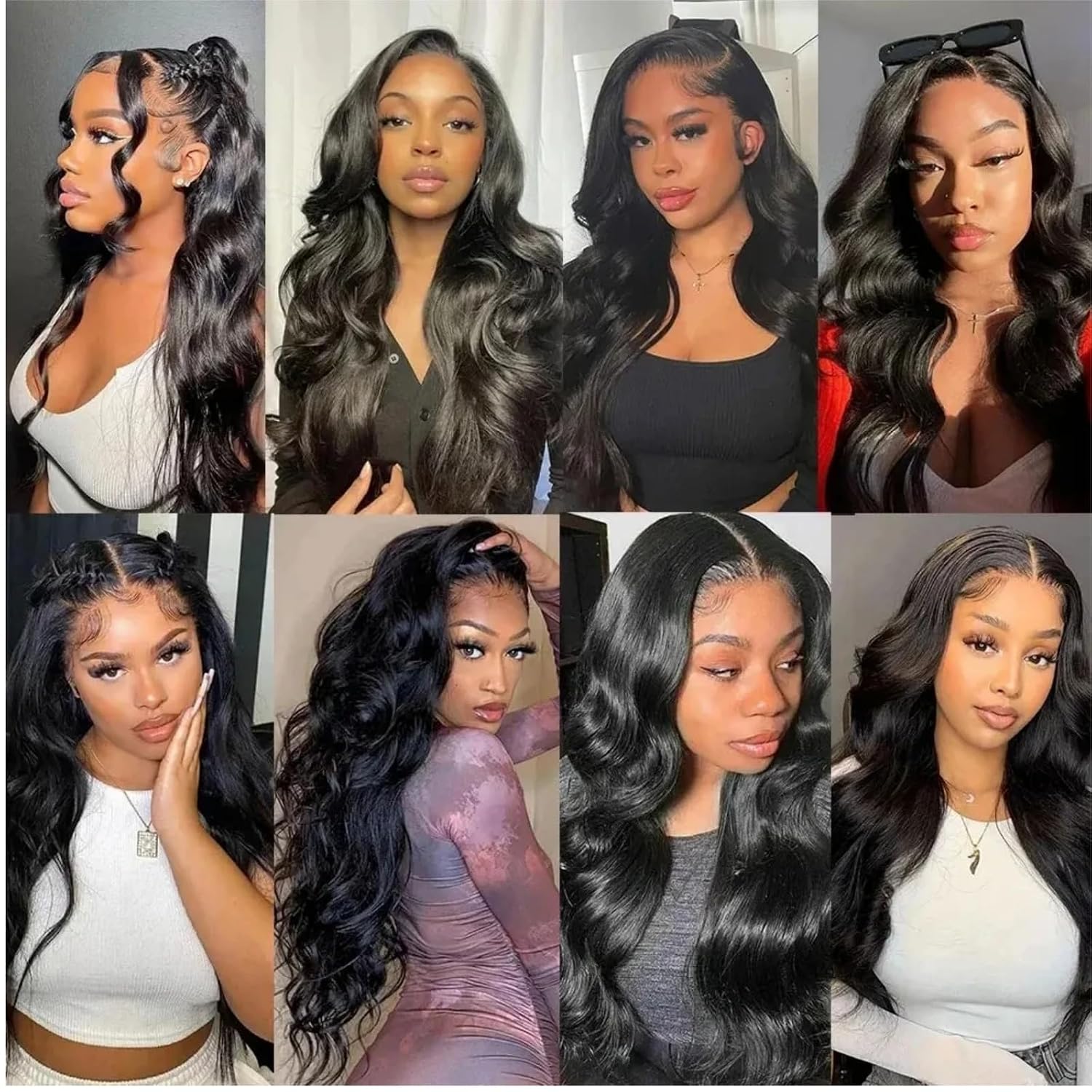 Thumbnail 5 de SDDRSRA 12A Human Hair Bundles, 20/22/24-Inch Body Wave, Natural Black