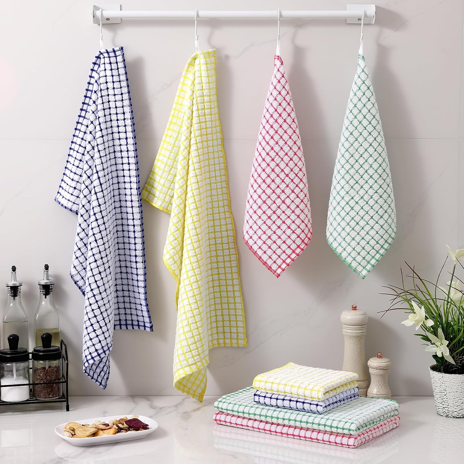 Thumbnail 6 de Homaxy Kitchen Towels Set 8pc