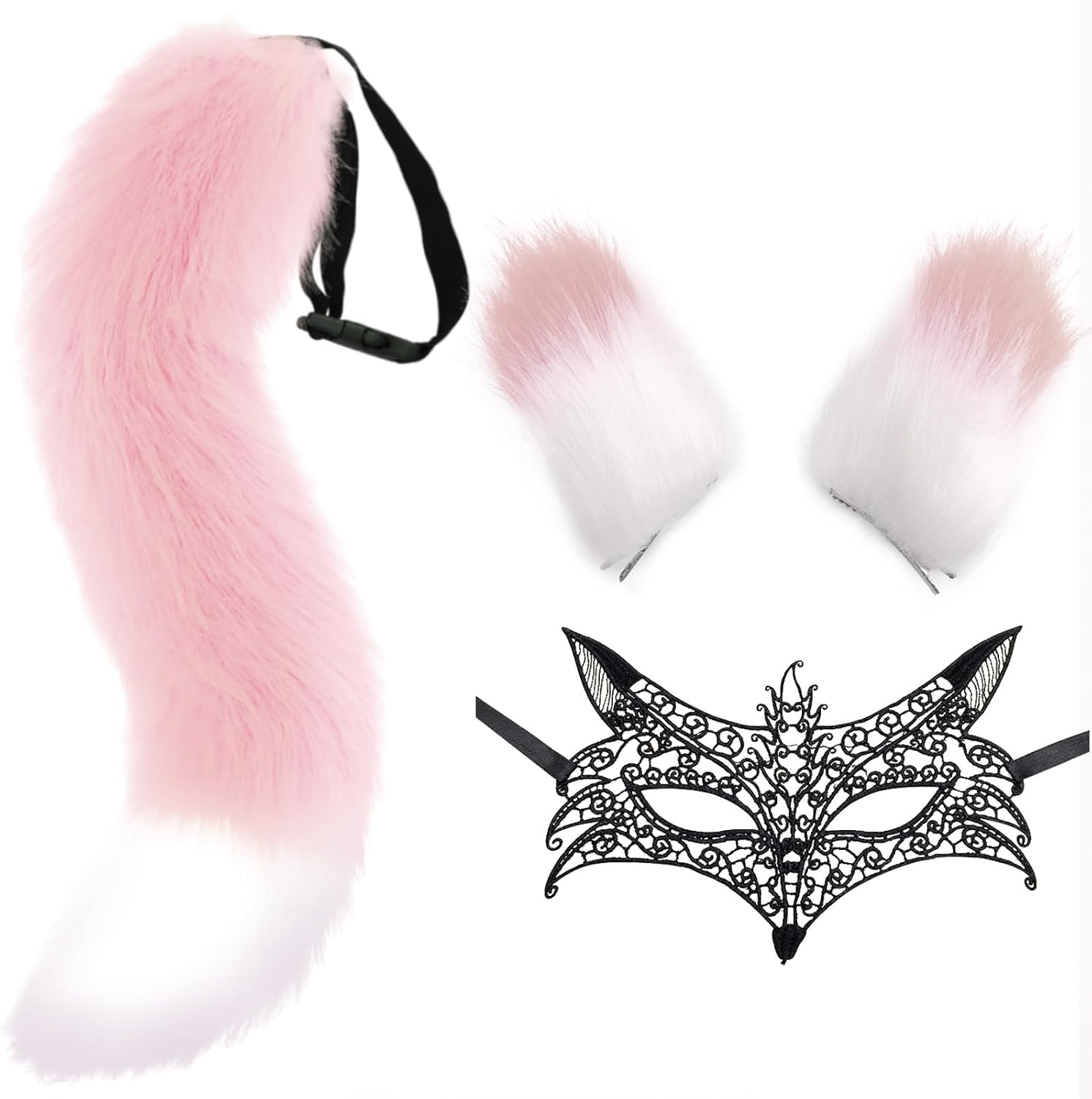 Detalle de DRESHOW Wolf Ears Set 50 cm Tail