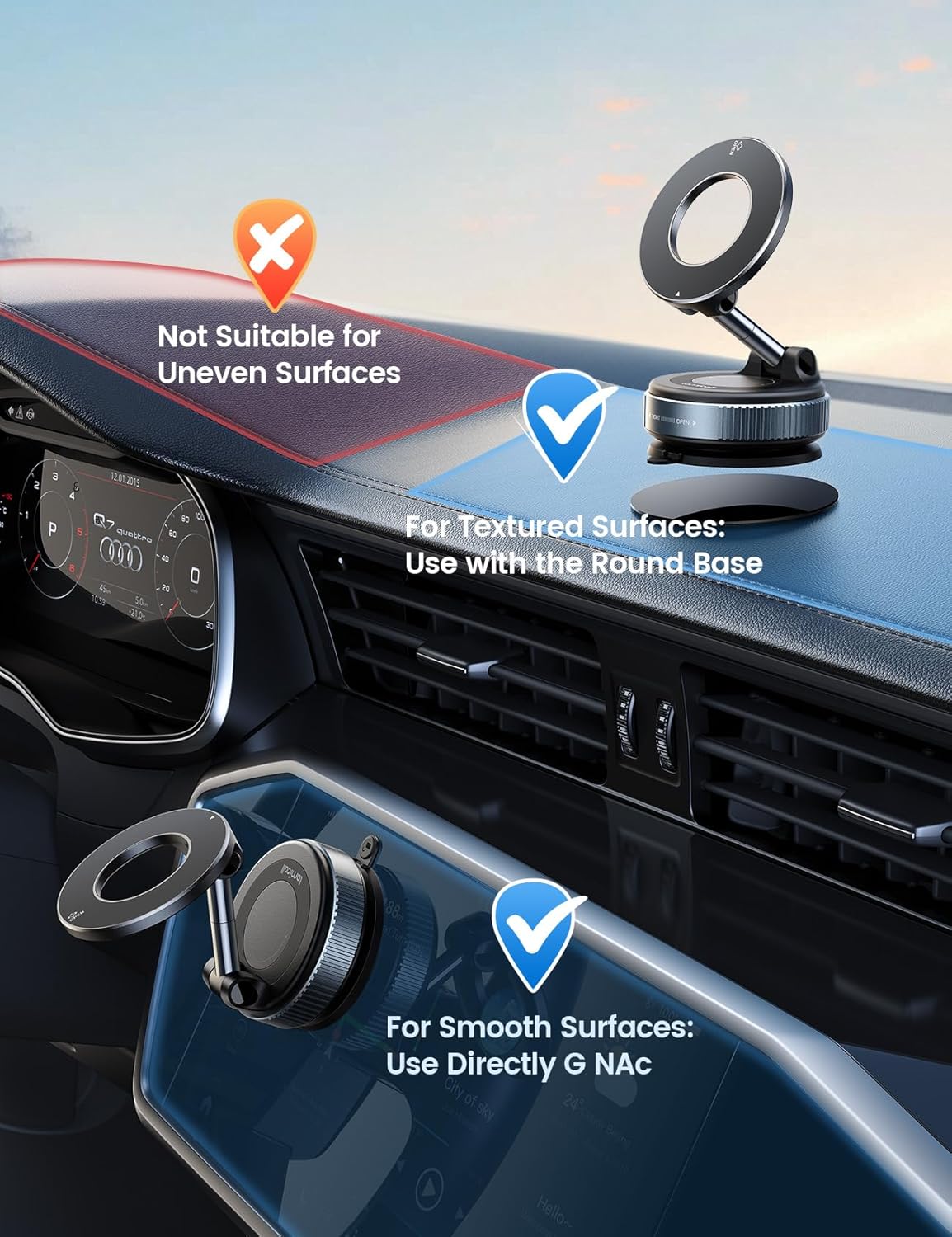 Thumbnail 6 de Lamicall Car Phone Holder 70 lbs