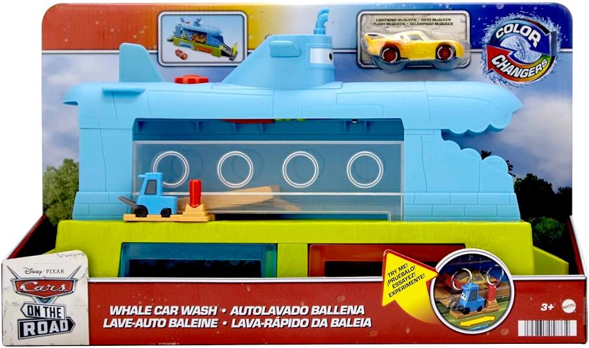 Thumbnail 5 de Mattel Disney Cars HGV70 Ballena Lavadero ¡Diversión Aquática! 🐳