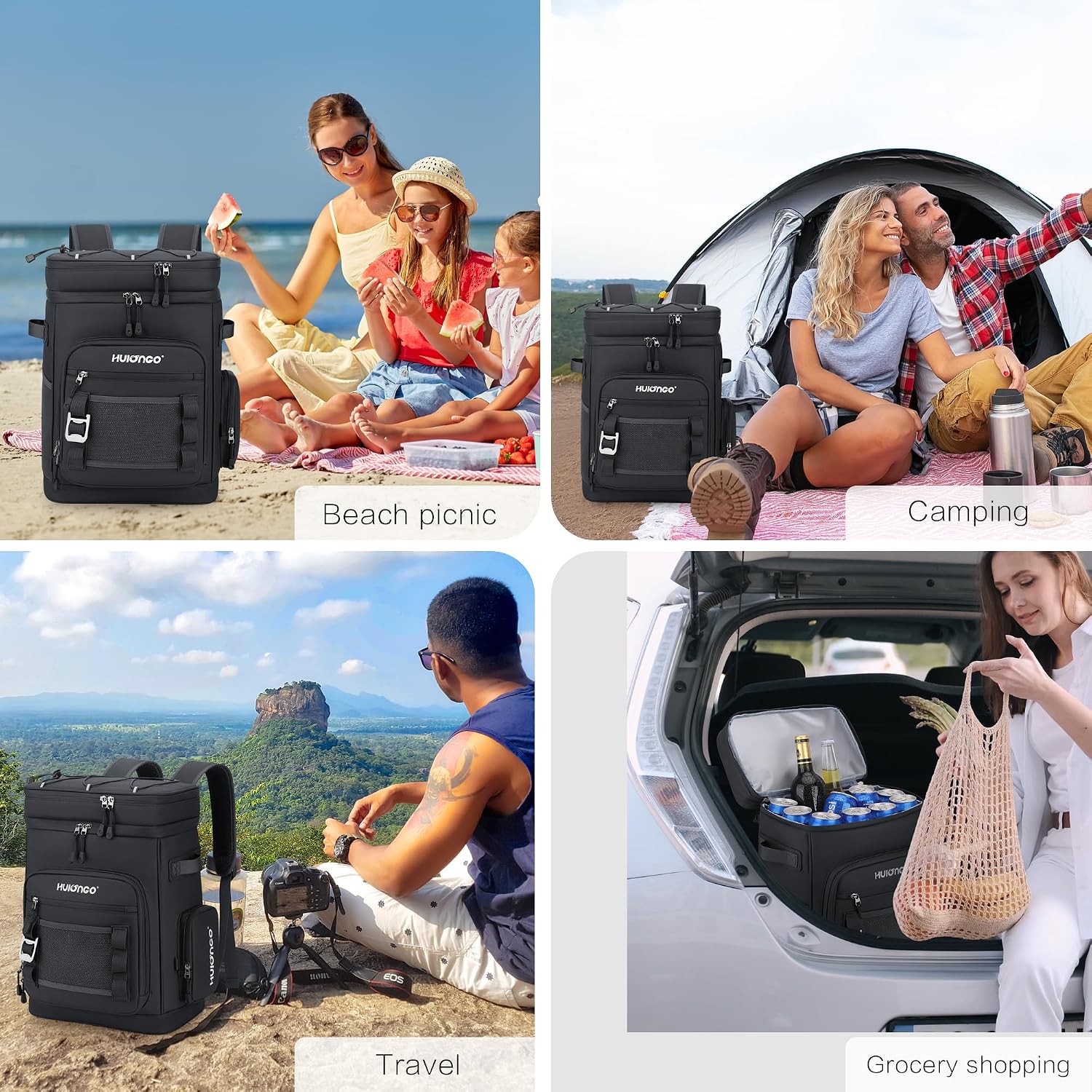 Thumbnail 6 de Hulongo Large Waterproof Insulated Cooler Backpack