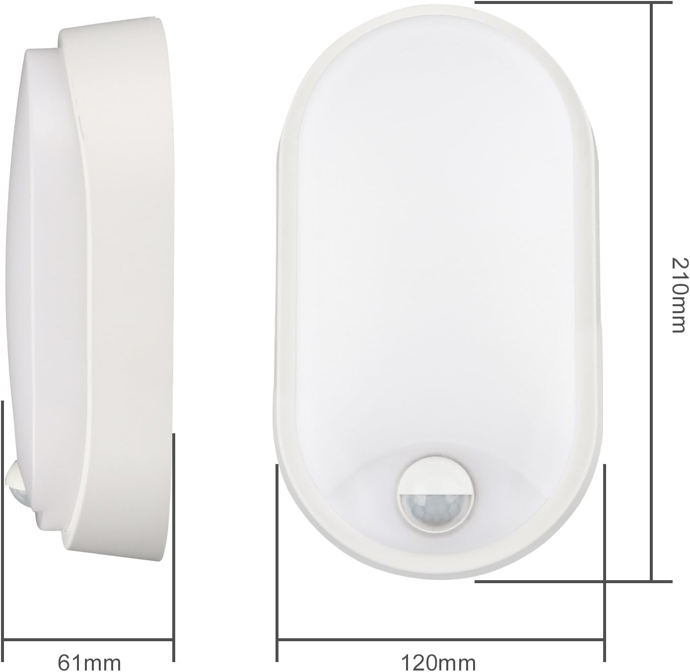 Detalle de M EGA MegaCube 18W LED PIR wall light