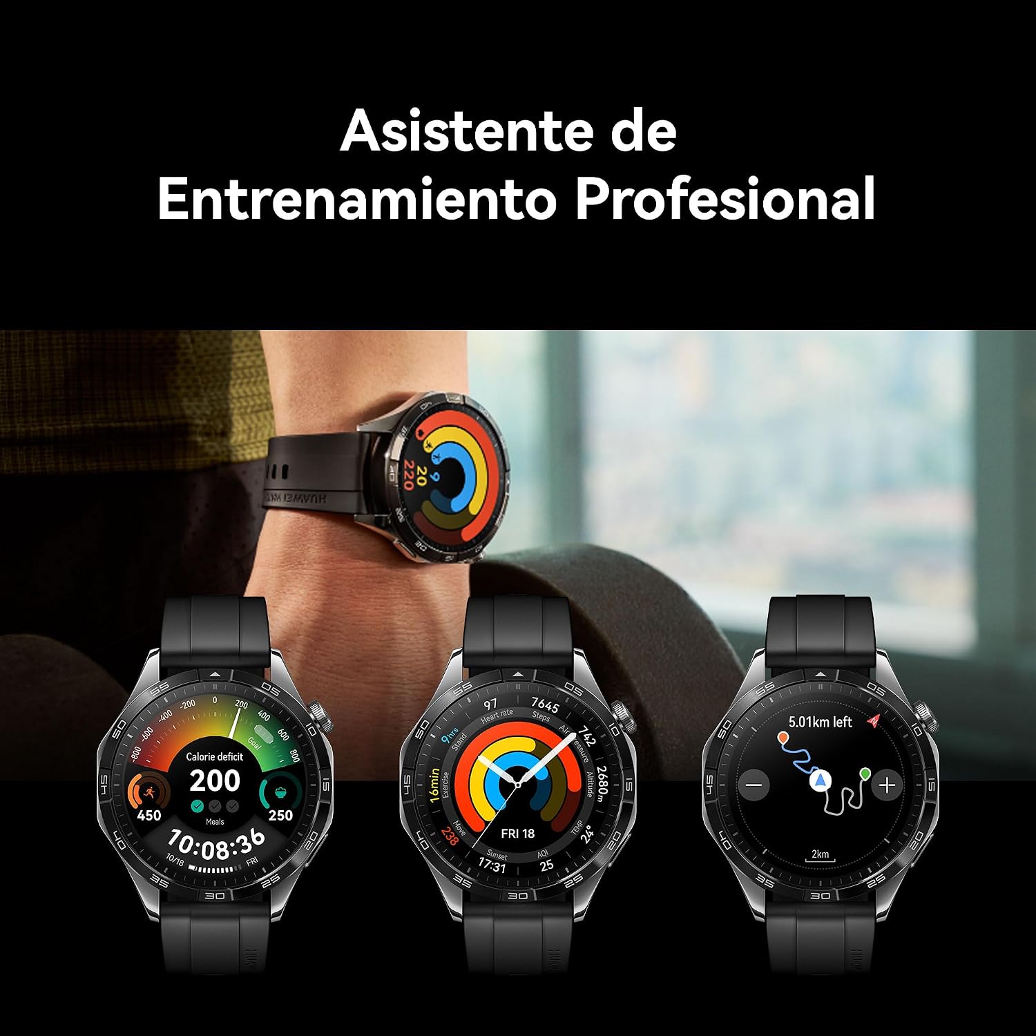 Thumbnail 5 de HUAWEI Watch GT 4 46mm Smartwatch 🕒 Batería 2 semanas, Salud y GPS