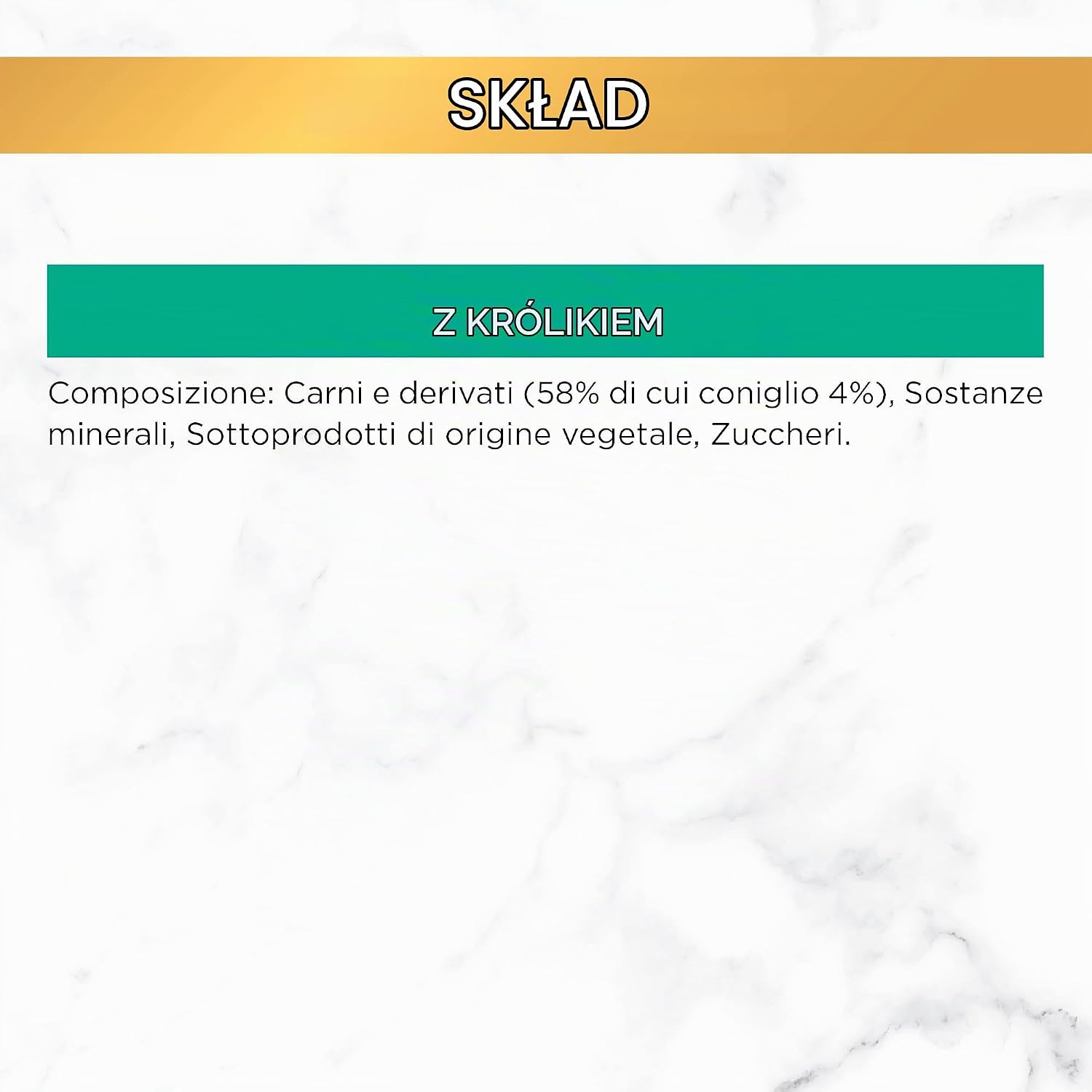 Detalle 2 de Purina Gourmet Gold Mousse – karma mokra dla dorosłych kotów, królik, 24 × 85 g