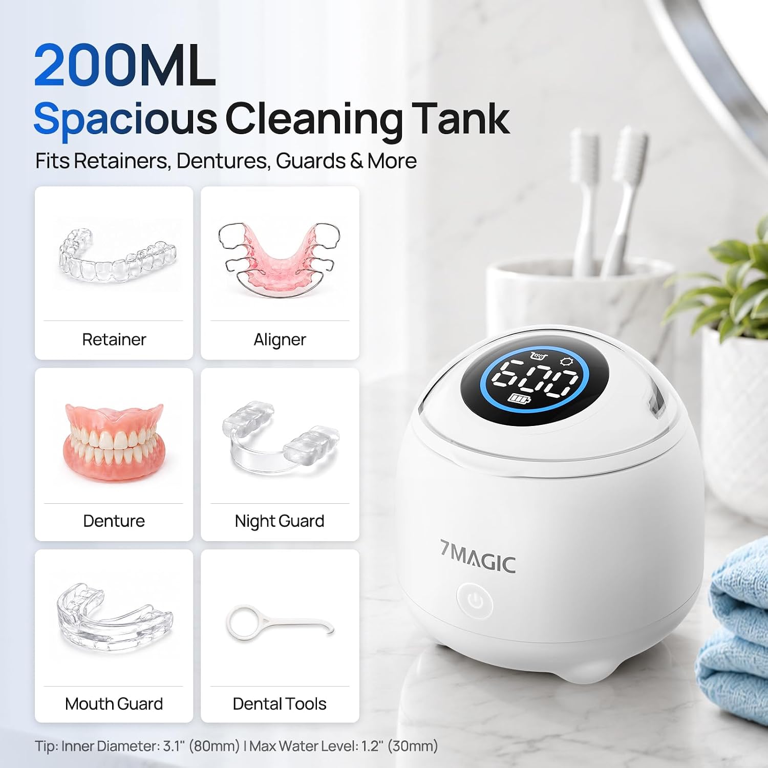 Detalle 2 de 7MAGIC Ultrasonic Retainer Cleaner 200 ml