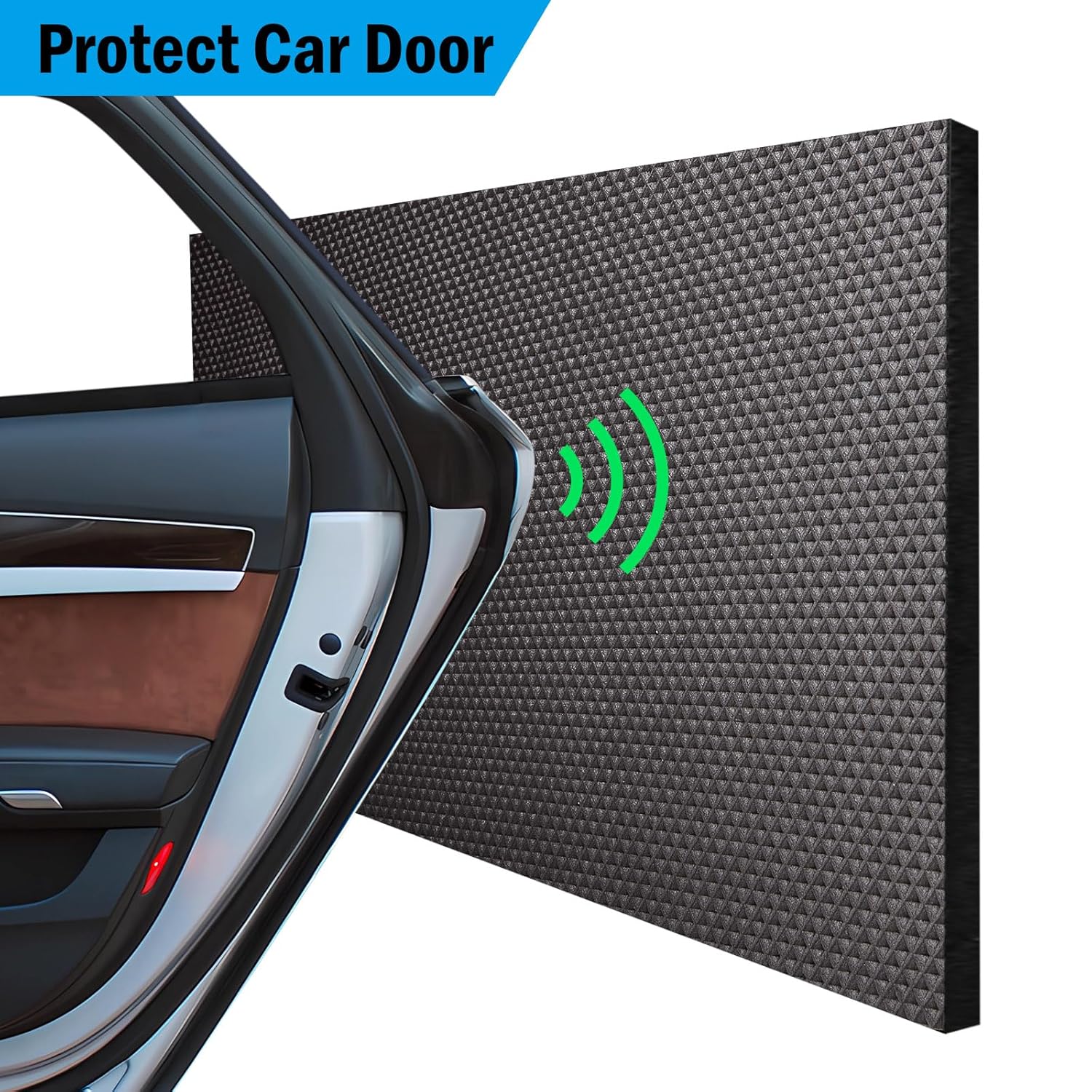 Thumbnail 1 de Spurtar Garage Wall Protectors: Self-Adhesive EVA Foam Car Door Edge Guards (2 Rolls, 2000 x 200 x 6 mm each)