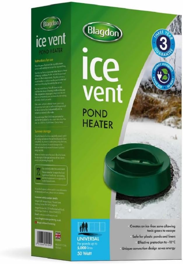 Thumbnail 4 de Blagdon Affinity Ice Vent 50w Pond Heater for Ponds Up to 5000 Litre