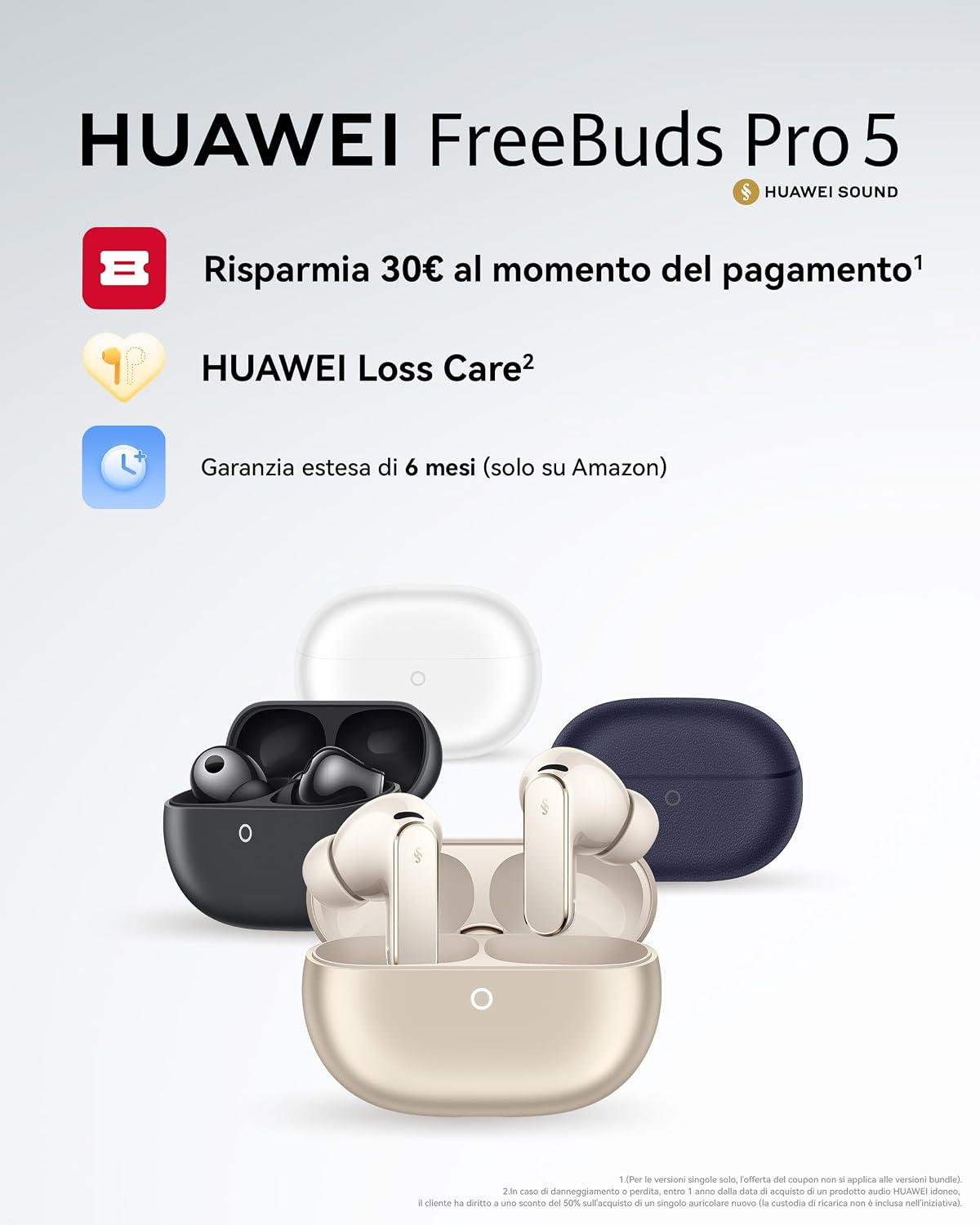 Thumbnail 1 de HUAWEI FreeBuds Pro 5 cuffie Bluetooth