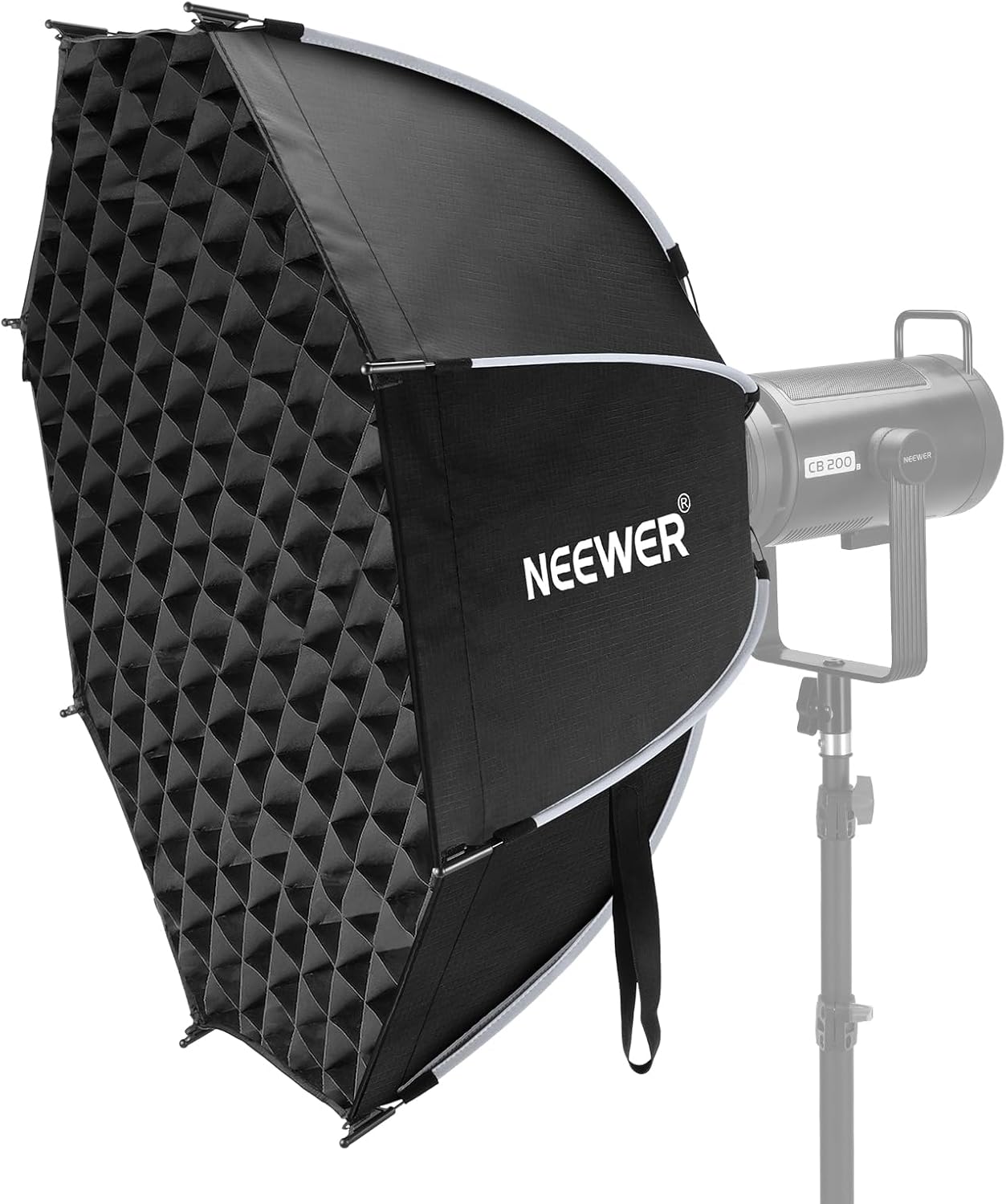Detalle de NEEWER NS92P 35.4-inch Octagonal Softbox with Bowens Mount, Diffusers & Grid