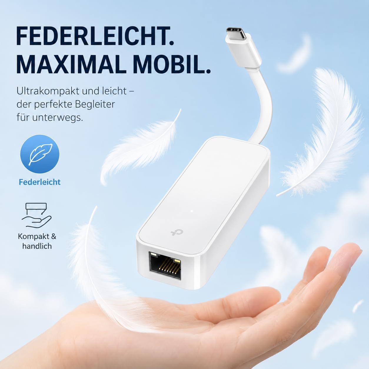 Thumbnail 1 de TP-Link UE300C Ethernet Adapter 1000Mbps