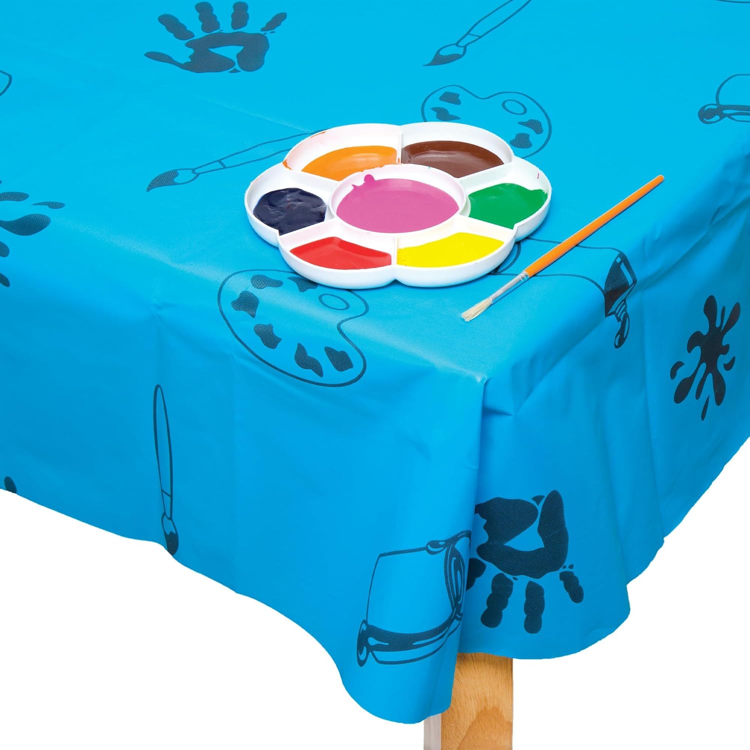 Detalle de Baker Ross AC773 niebieska plastikowa mata ochronna 150 × 150 cm