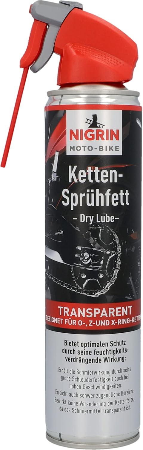 Thumbnail 1 de NIGRIN MOTO-BIKE Dry Lube Ketten-Sprühfett – 6x400 ml für O-, Z- und X-Ring-Ketten