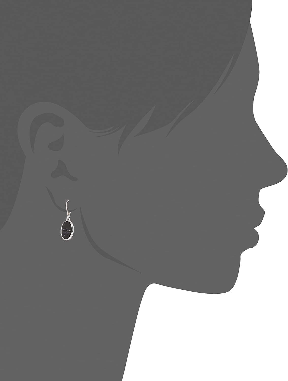 Detalle de Nine West Drop Earrings with Black Crystals