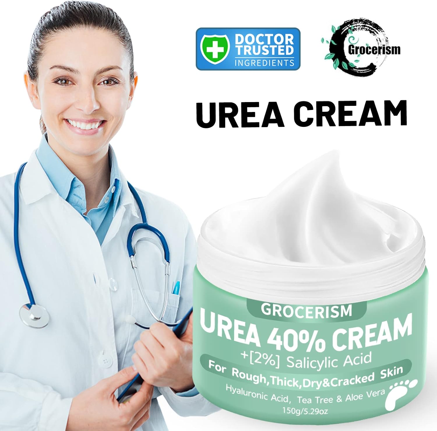Detalle 2 de Crème à l'Urée 40% 150 g pour pieds et mains