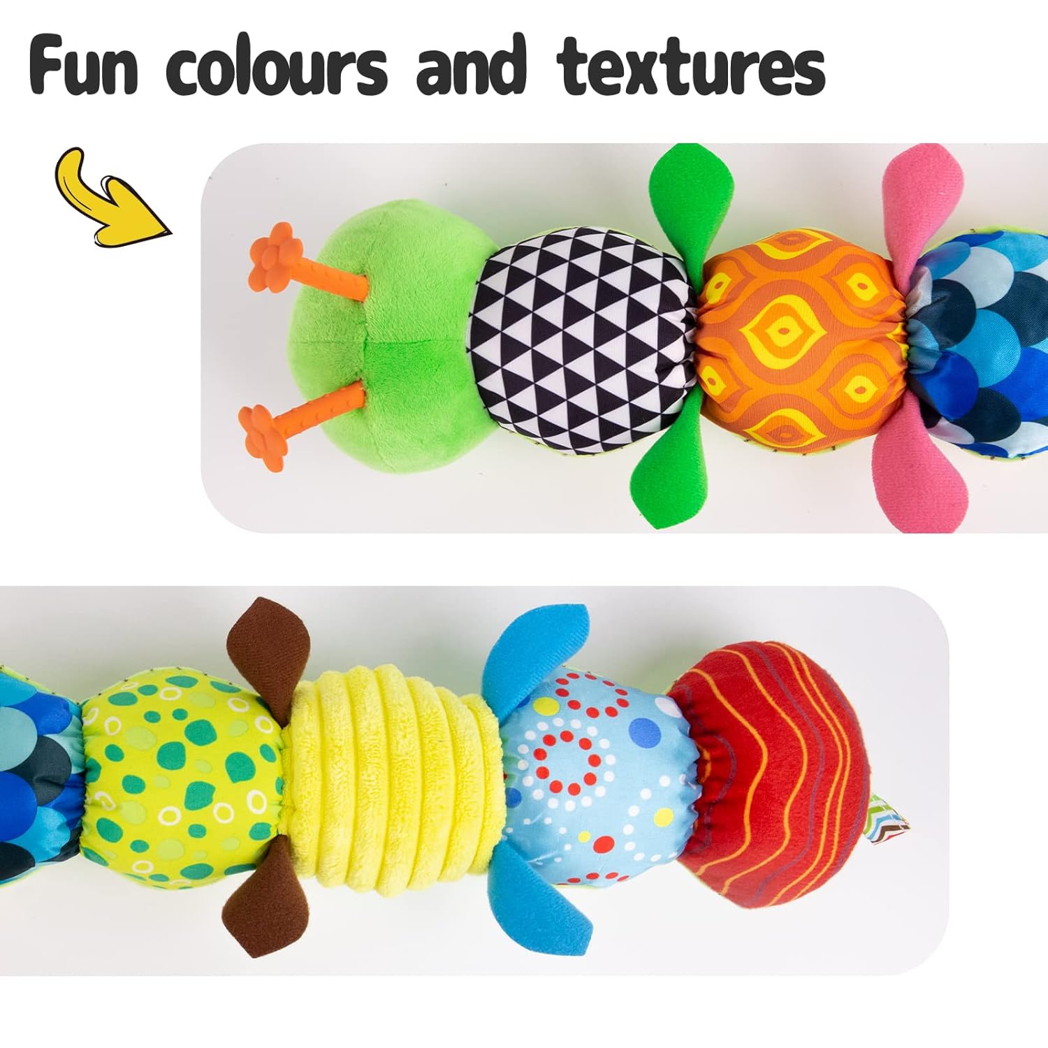 Detalle de Sumobaby Caterpillar Musical Baby Toy 50cm