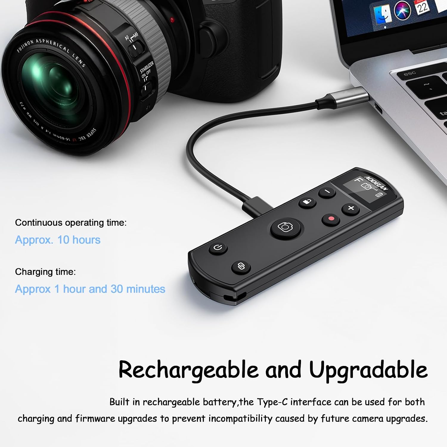 Thumbnail 5 de AODELAN Wireless Remote Shutter Release for Fujifilm Cameras