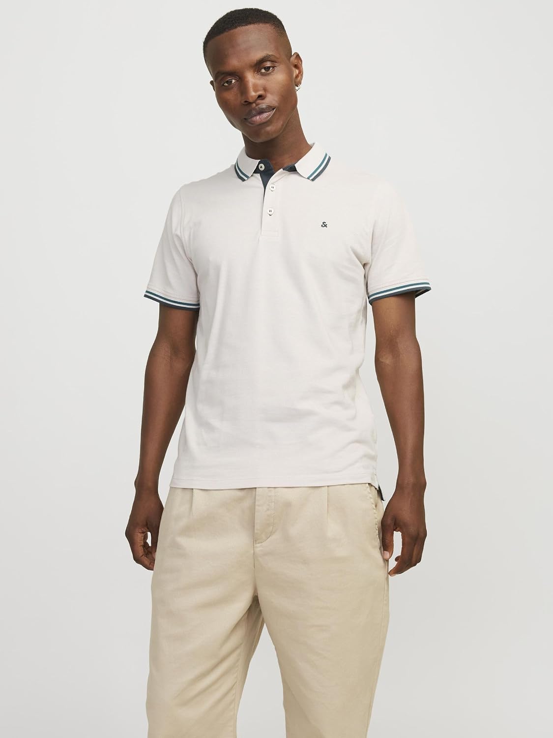 Detalle 2 de Jack & Jones Herren Polo JJepaulos Ss Noos – Polohemd im 1er Pack
