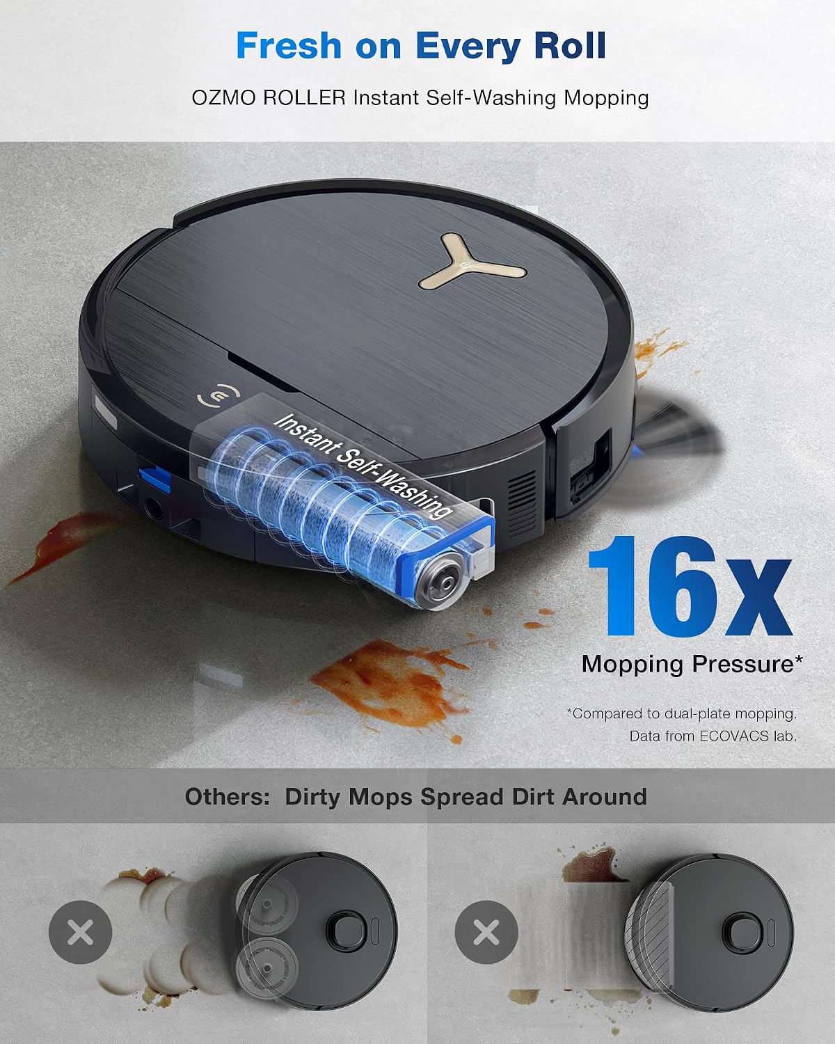 Detalle 1 de ECOVACS DEEBOT X9 PRO Omni Robot Vacuum & Mop 💬