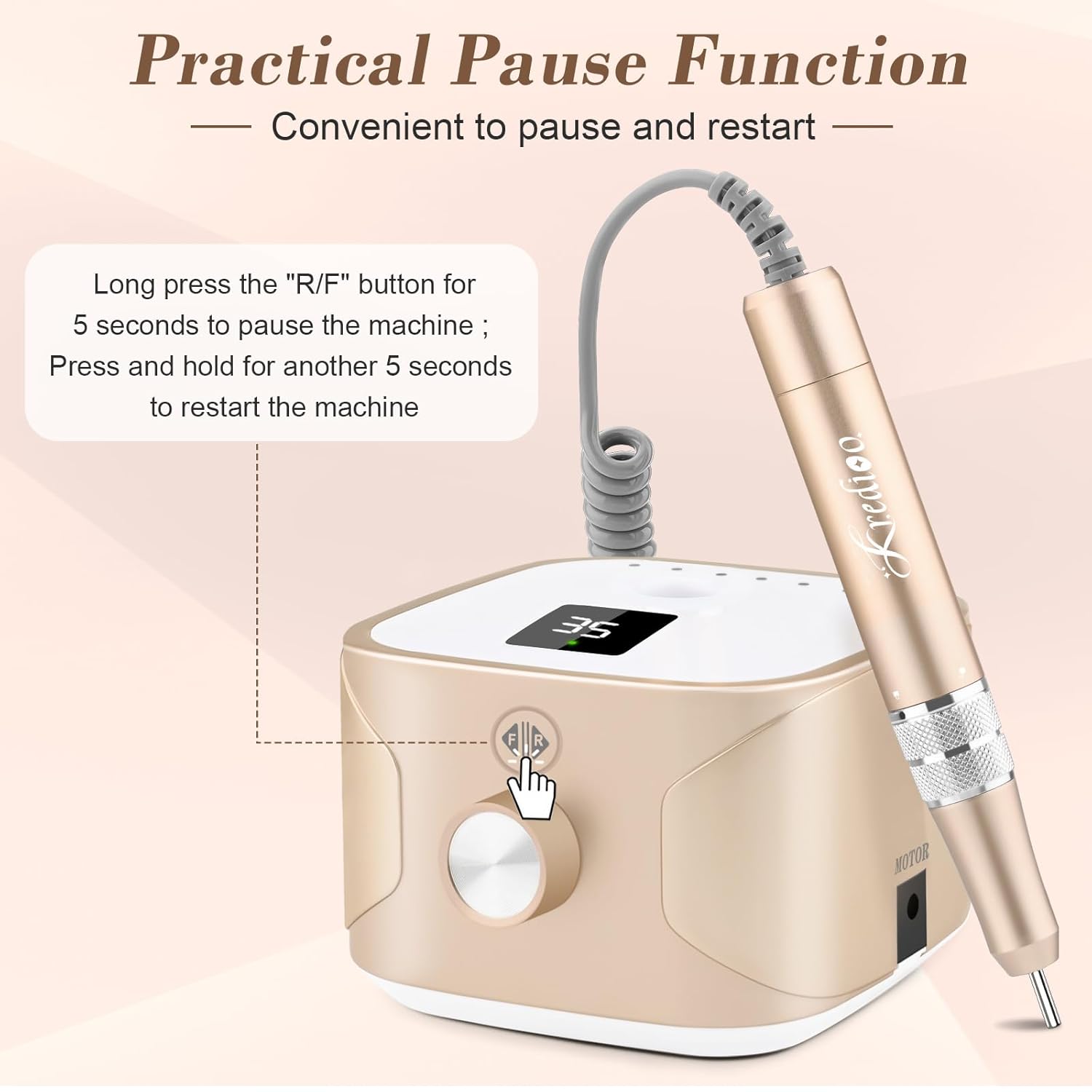 Thumbnail 3 de Nagelfräser 35.000 U/Min für Gelnägel