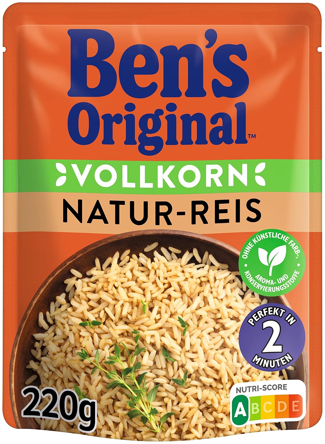 Thumbnail 2 de BEN'S ORIGINAL Express Reis Natur 6 x 220 g – schneller Vollkornreis für einfache Gerichte