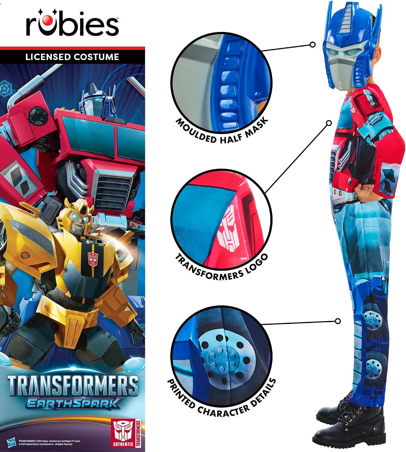 Thumbnail 2 de Rubies Official Transformers Optimus Prime Child Costume