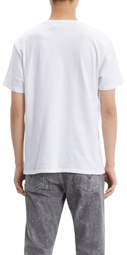 Detalle 2 de Levi's Sportswear Logo Graphic Camiseta para hombre blanca (S): diseño casual con tejido ligero