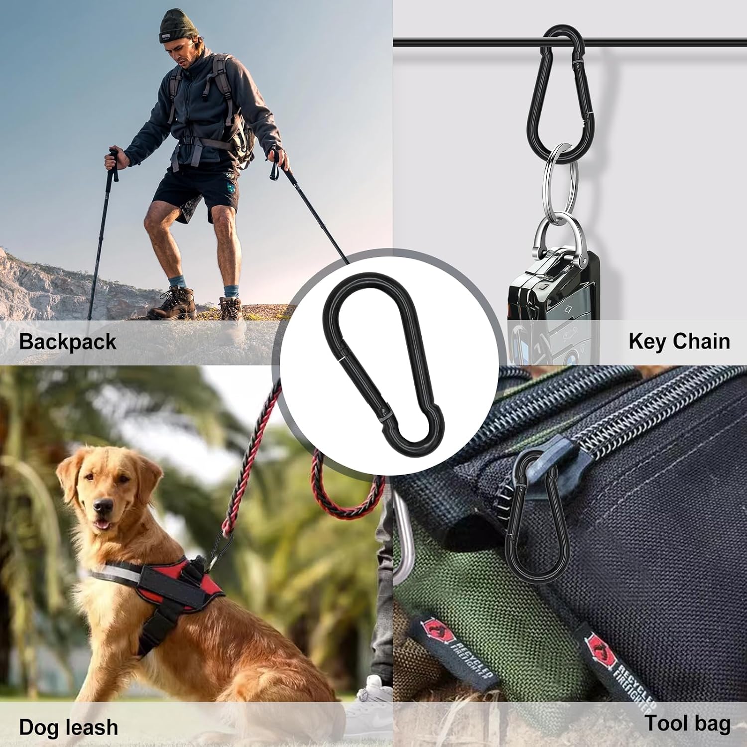 Thumbnail 4 de KINLINK 3.15-inch Carabiner Clip pack (15) 🧗♀