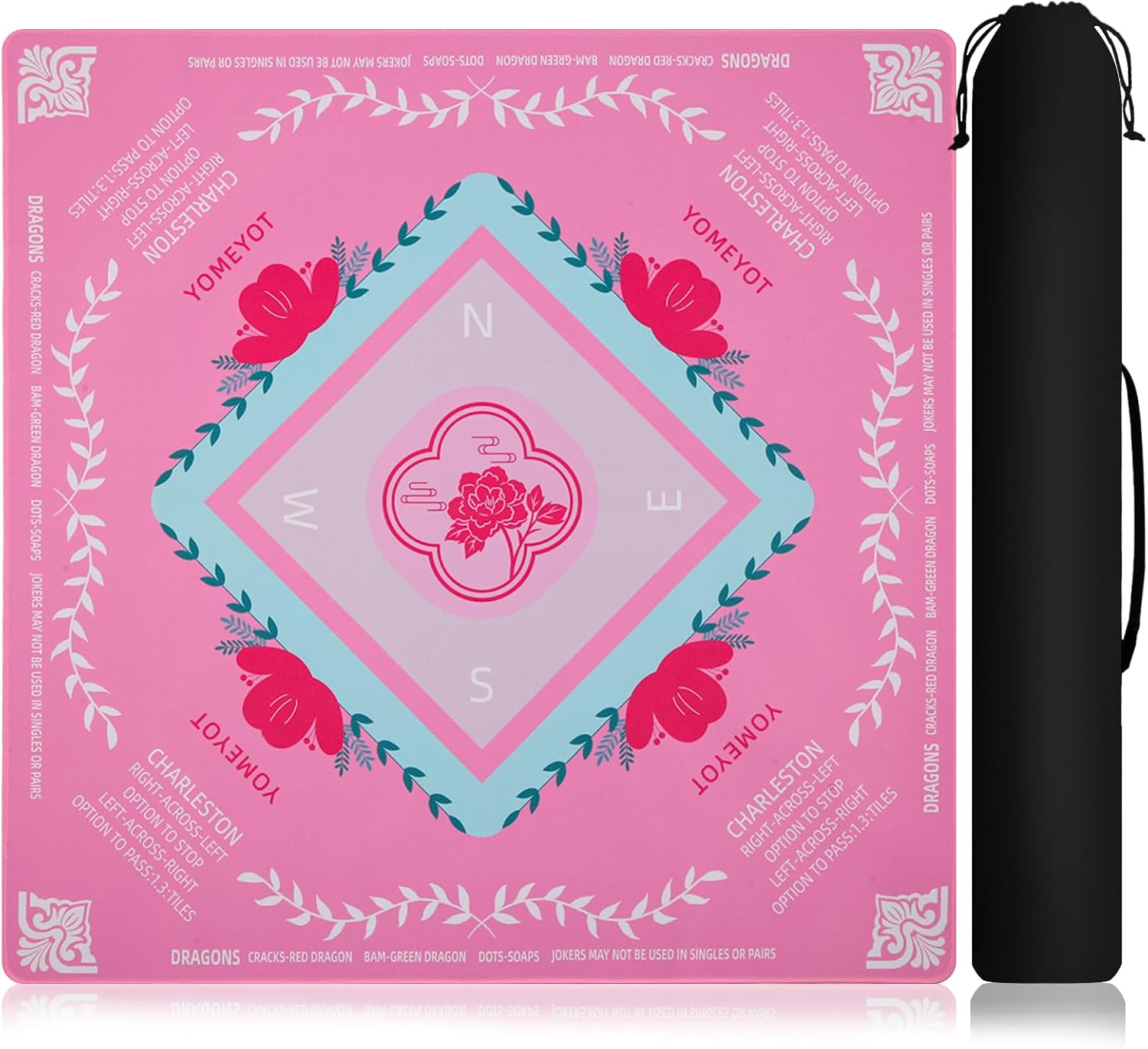 Detalle de YOMEYOT Mahjong Mat 31.5 x 31.5 inches