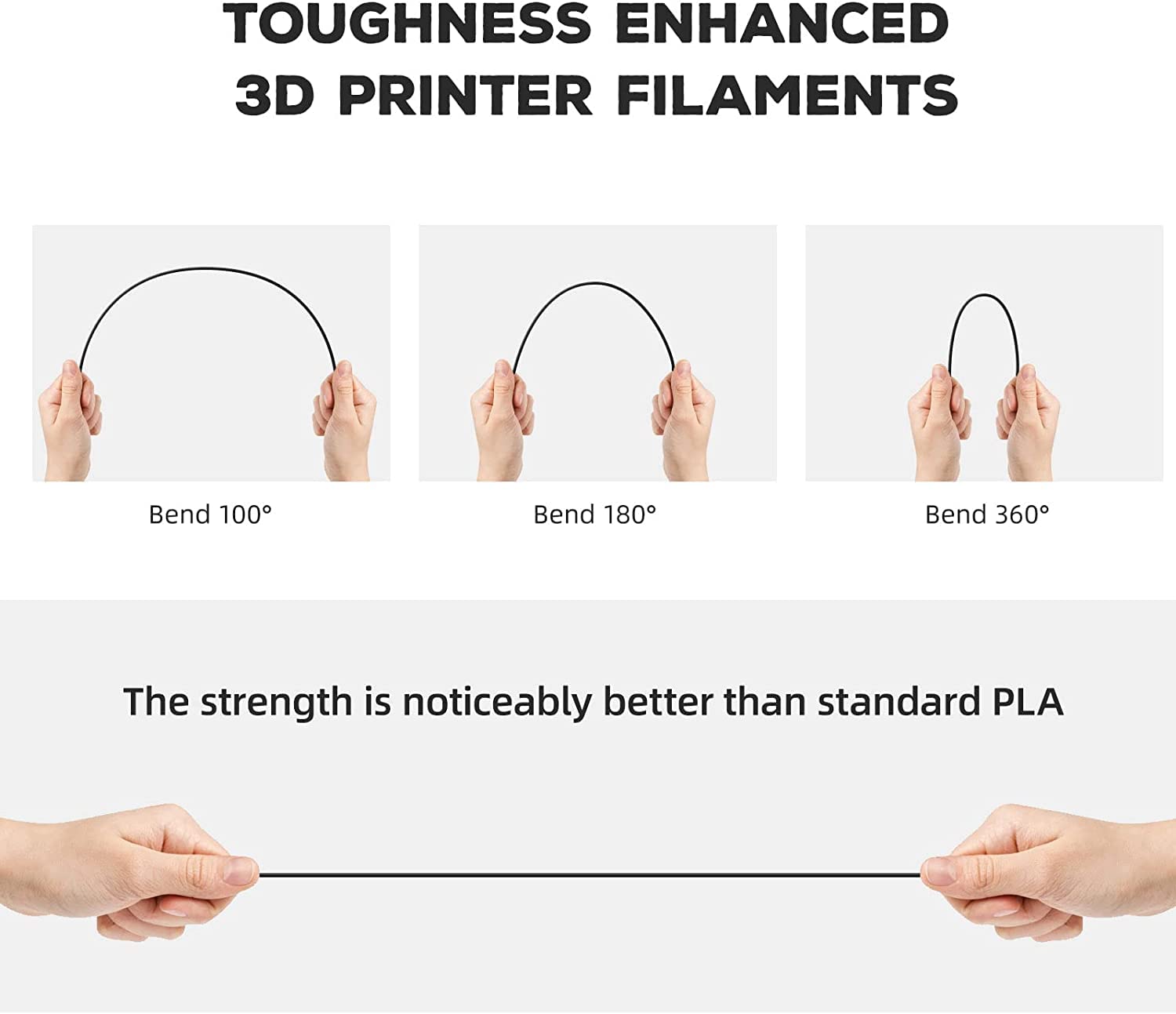 Thumbnail 3 de Flashforge ABS Pro Filament 1.75mm Black