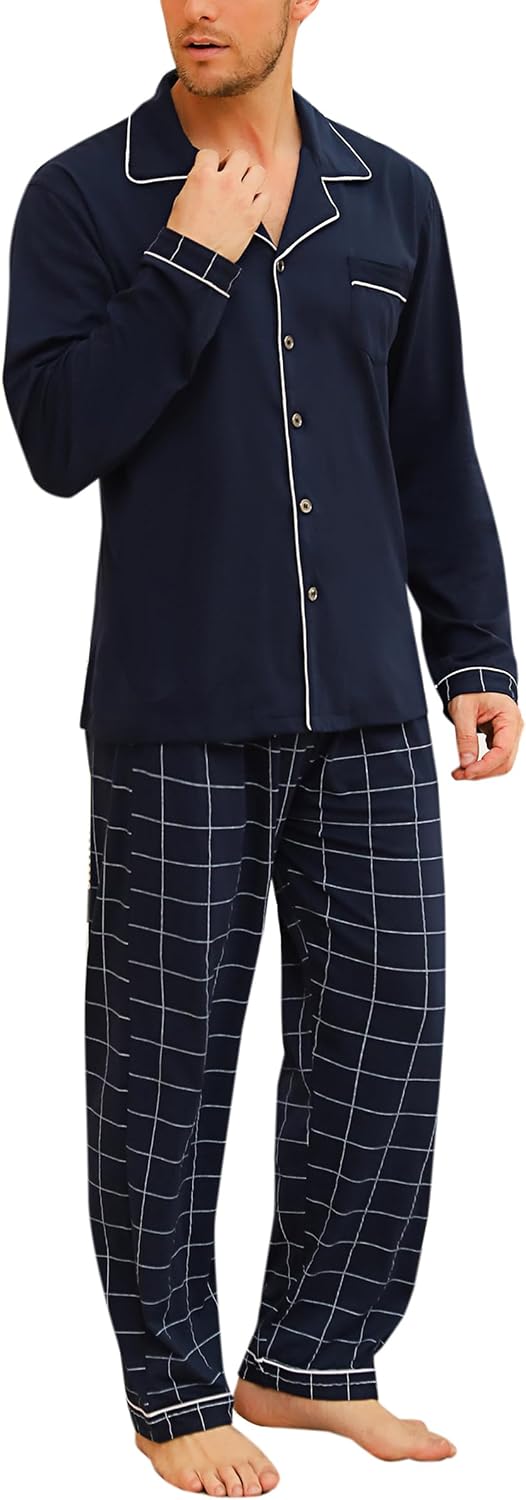 Detalle de Bresdk Pyjama homme coton 2 pièces