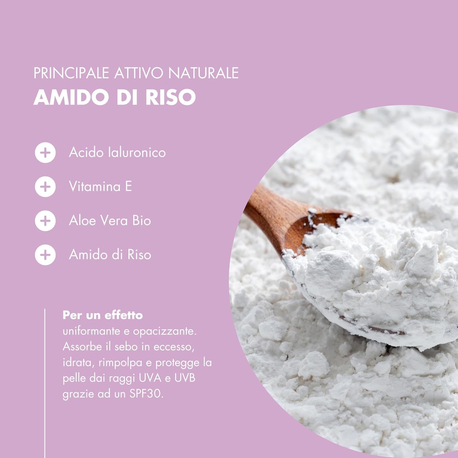 Detalle de Skön Abrakadabra Soft Matt – Siero Fondotinta SPF30 con Ialuronato, Vitamina E e Finish Opaco, 30 ml
